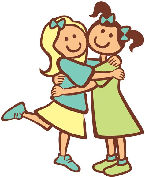 Hug Cartoon Images ~ Cartoon Hug Hugs Clipart Hugging Clip Cartoons