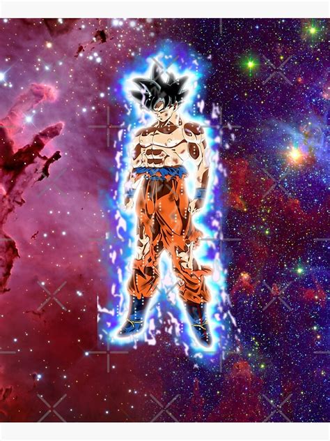 Dragon Ball Super Goku Ultra Instinct Final Form Poster By Goku Ultra