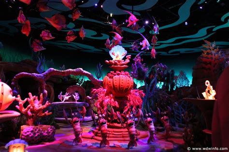 Journey Of The Little Mermaid Fantasyland Magic Kingdom Walt Disney World