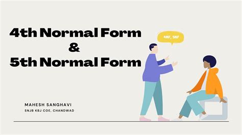 4th Normal Form And 5th Normal Form Youtube