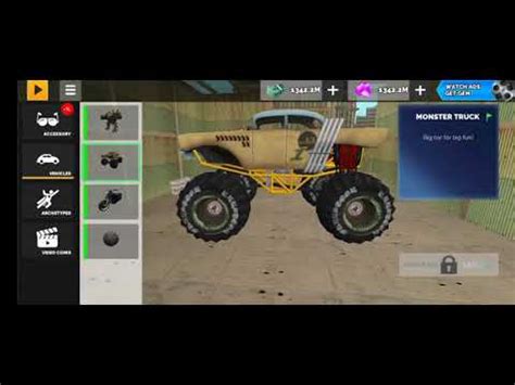 Monster Truck And Sports Car Mod Apk Unlimited MoneyVegas Crime