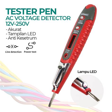 Jual Alat Cek Tegangan Listrik Tespen Tester Pen Non Contact Ac