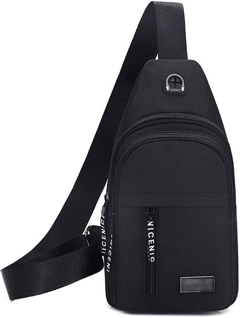 Nuello Unisex Sling Bag Multipurpose Sling Backpack Anti Theft Waterproof Shoulder Bag With