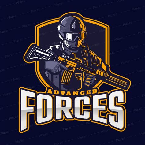 Placeit Gaming Logo Creator For A Special Forces Themed Game