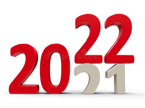 New Year 2021 2022 3 Stock Illustration Illustration Of Creative