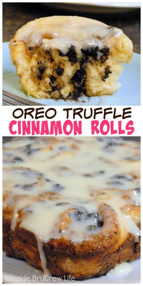Oreo Truffle Cinnamon Rolls