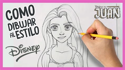 Aprender A Dibujar Una Chica De Frente Al Estilo Disney Youtube