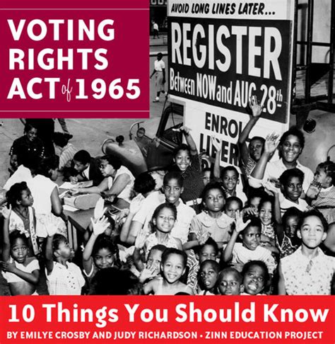 6 Août 1965 Président Américain Signe La Loi Sur Le Vote Des Noirs