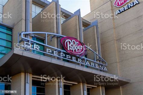 Dr Pepper Arena Atau Pusat Comerica Foto Stok Unduh Gambar Sekarang