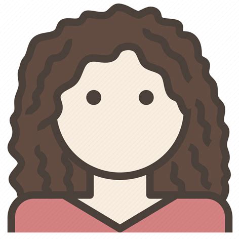 Avatar Curly Fluffy Hair Woman Icon Download On Iconfinder
