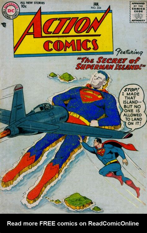 Read Action Comics 1938 Issue 224 Online