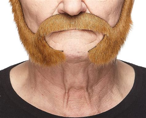 Mustaches Self Adhesive Fake Beard Novelty Pedal To The Metal False Facial Hair