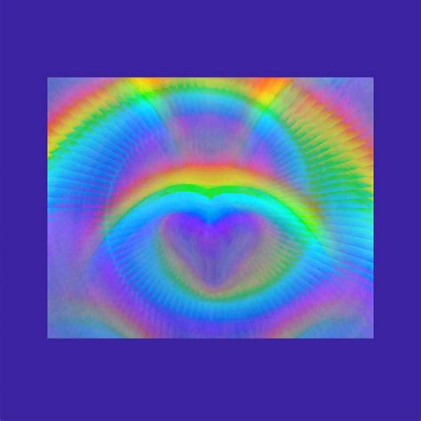 Rainbow Bridge Of Love Square Digital Art By Artistic Mystic