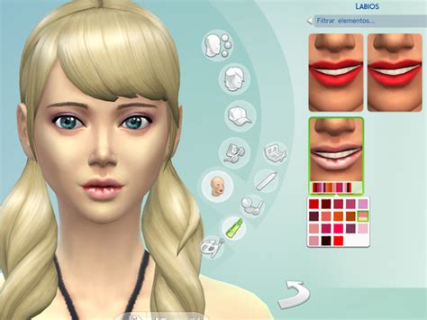 Cute Rosy Lips By Black Phoenix At The Sims Resource