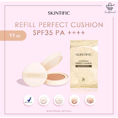 Jual Refill Skintific Cover All Perfect Cushion Spf 35 Pa Recharge