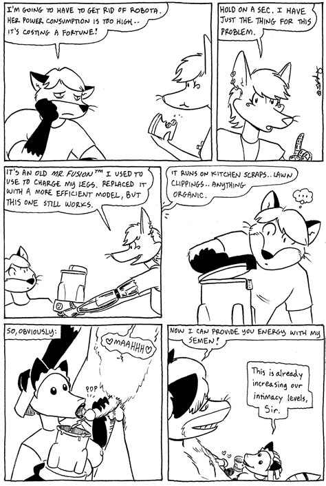 Rule 34 Black And White Canid Canine Canis Clothing Comic Cybernetics