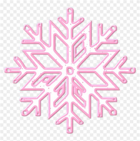 Download Pink Snowflake Png Transparent Background Snowflake Clipart