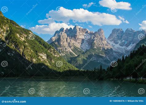 The Beauty Of The Dolomites At Sunset Stock Photo Image Of National