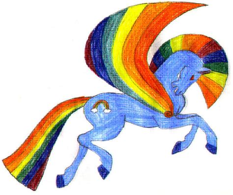 Rainbow Pegasus By Alshidiee On Deviantart