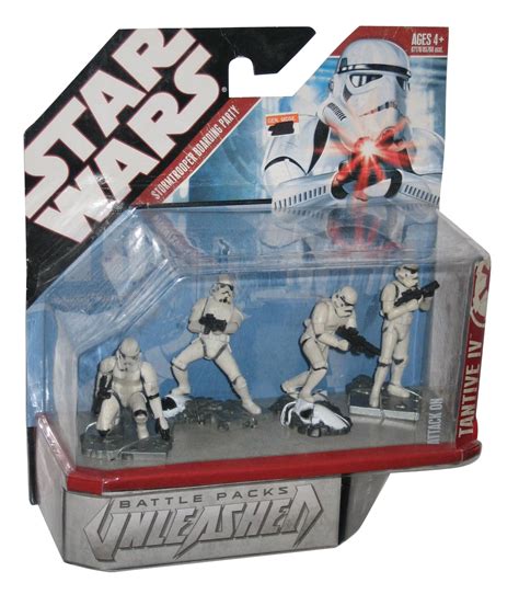 Star Wars Unleashed Battle Packs Stormtroopers Action Figure Set