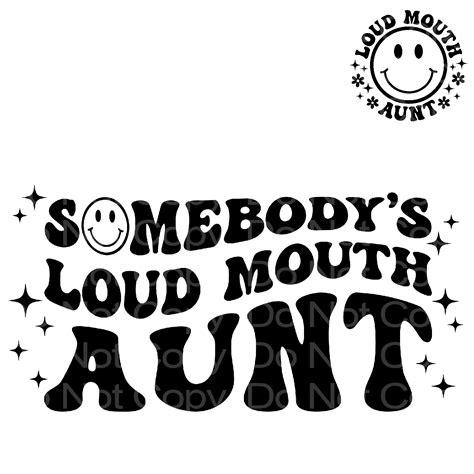 Somebodys Loud Mouth Aunt Transfer Film 1568 Iheartcustoms