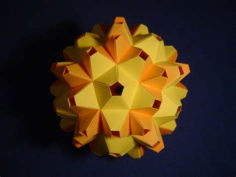 Creative Photo Of Origami Modular Ball
