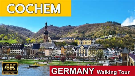 🇩🇪 Cochem Germany 4k Uhd 60fps Walking Tour Youtube