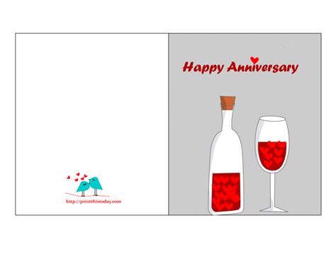 Free Printable Happy Anniversary Cards