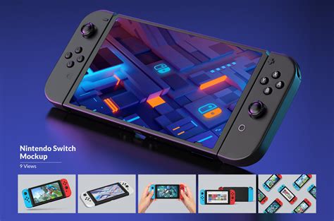Nintendo Switch Gaming Mockup Product Mockups ~ Creative Market