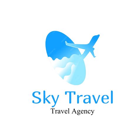 Premium Vector Plane Logo For Travel Agency