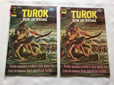 Lot Of Whitman Turok Son Of Stone Comic Books