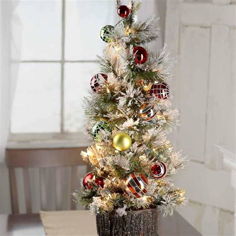 30 Decorated Tabletop Christmas Tree Decoomo