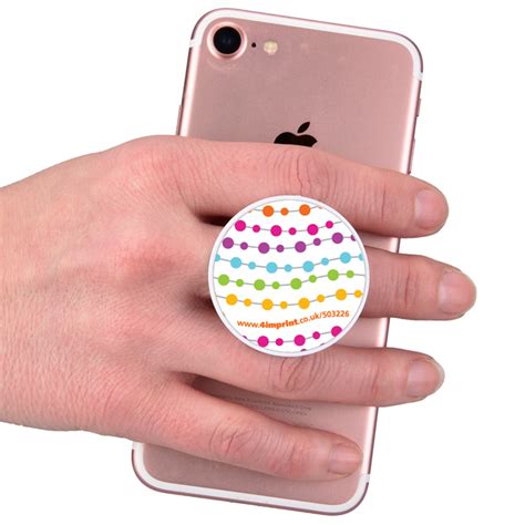 Uk Flip Grip Phone Holder Glossy Domed Sticker 503226p