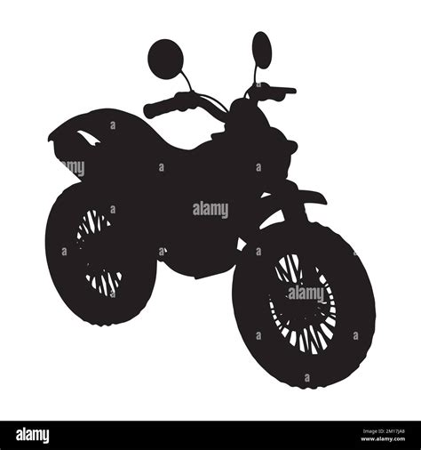 Vector Illustration Of Motorcycle Silhouette Stock Vector Image And Art