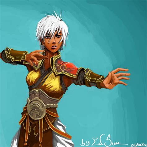 Female Monk Diablo 3 By Edsun On Deviantart Character Art Samurai