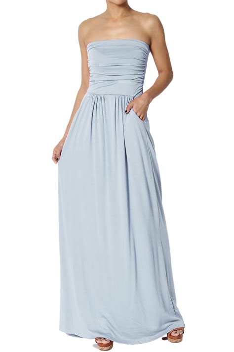 I got my code within seconds and my code went through. TheMogan - TheMogan Women's Strapless Ruched Pocket Maxi ...