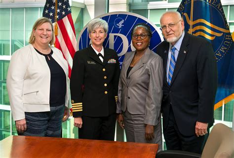 Liberia Minister Of Health With Cdc Leadership Dr Wilhelm Flickr