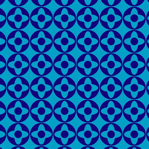 Round Repeating Simple Blue Geometric Pattern 834738 Vector Art At Vecteezy