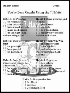 50 7 Habits Worksheet Pdf in 2020 | 7 habits, Leader in me, Seven habits