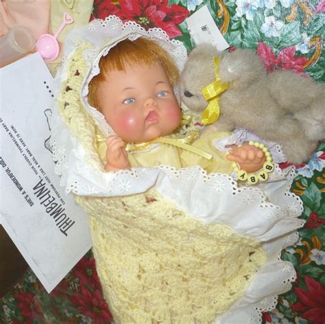 1960 Ideal Tiny Thumbelina Doll 14 Tall Works Ott 14 Etsy