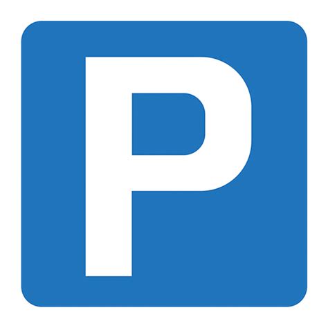 P Parking Symbol Traffic And Parking Signs
