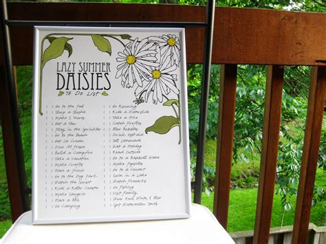 Lazy Daisies Lazy Daisies Summer To Do List Ww Flickr