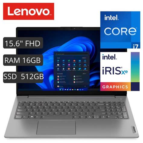 Laptop Lenovo V15 G3 Iap Core I7 156 Fhd 16gb Ddr4 512gb Ssd Free Dos