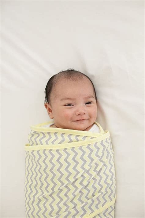 The Original Miracle Blanket Newborn Baby Swaddle In Chevrons With
