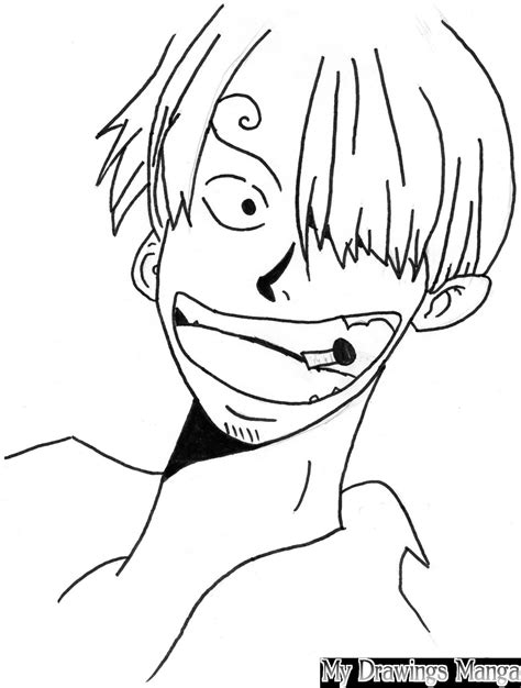 I Miei Disegni Manga Come Disegnare Sanji One Piece Passo Per Passo