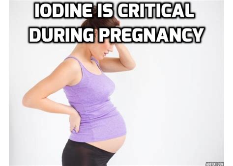 iodine is critical during pregnancy anti aging beauty health and personal care