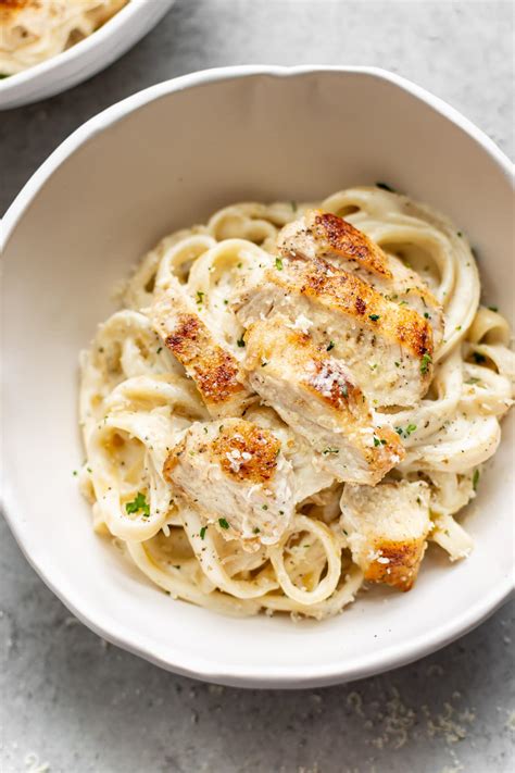 Chicken Fettuccine Alfredo Salt And Lavender