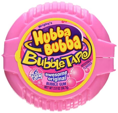 Amazon Com Hubba Bubba Bubble Gum Tape Awesome Original Ounce