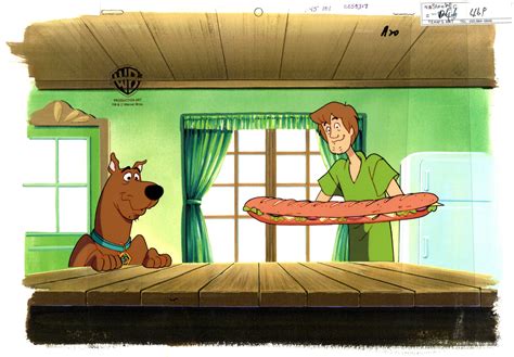 Scooby Doo And Shaggy Production Animation Art Cel Hanna Etsy