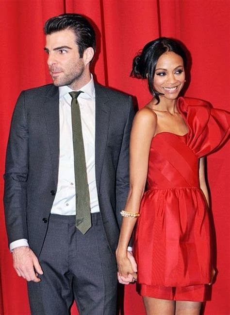 Zachary Quinto And Zoe Saldana I Wish He Werent Gay So They Could